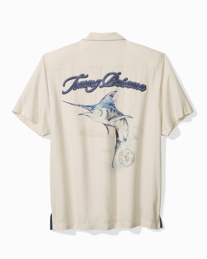 Tommy Bahama | Big & Tall Marlin Paradise Silk Camp Shirt / Continental