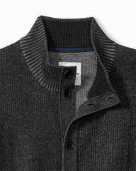 Tommy Bahama | Big & Tall Crescent Shore IslandZone® Cardigan / Charcoal