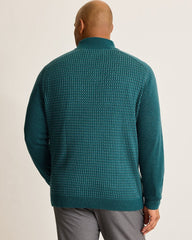 Tommy Bahama | Big & Tall Coastal Shores Half-Zip Sweater / Seaway