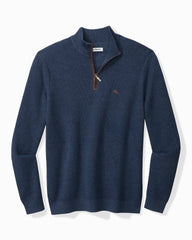 Tommy Bahama | Big & Tall Marlin Luxe Half-Zip Sweater / Dockside Blue Heather