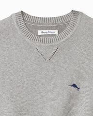 Tommy Bahama | Big & Tall Marlin Luxe Crew Sweater / Light Grey Heather