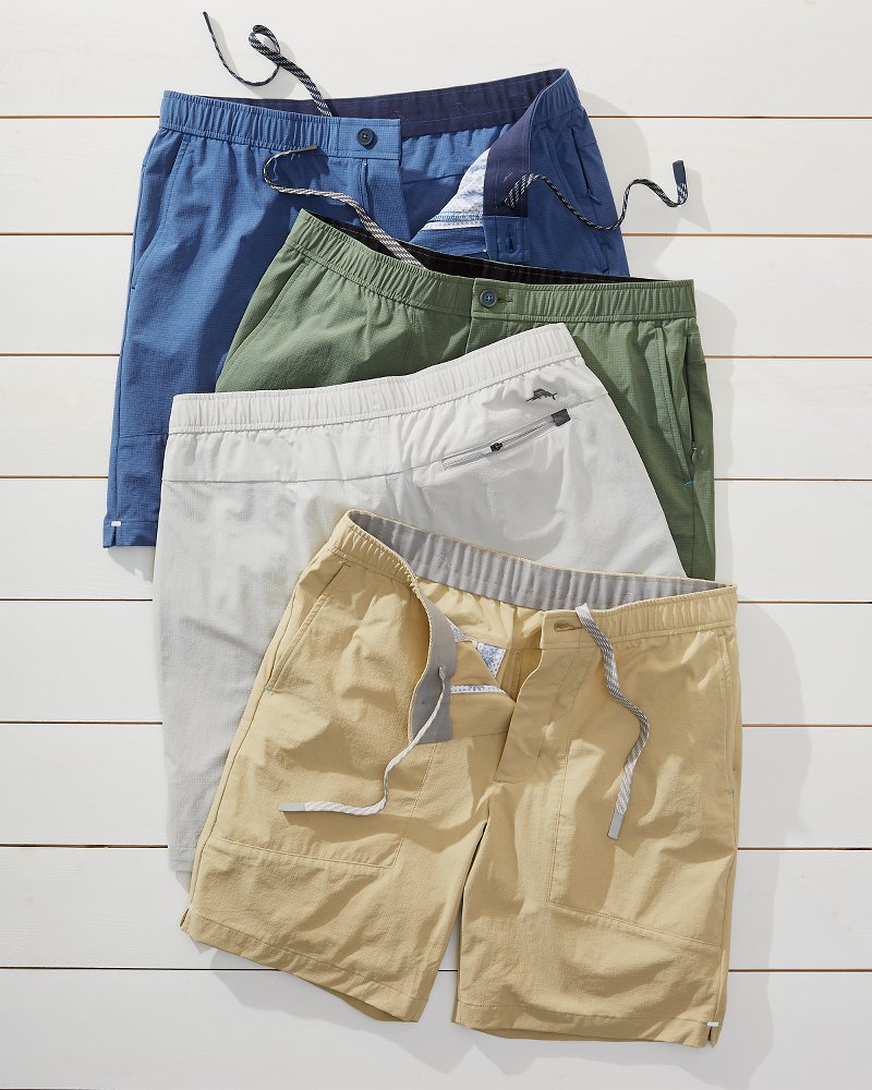 Tommy Bahama | Big & Tall Chip Shot E-Waist IslandZone® Shorts / Dark Jade