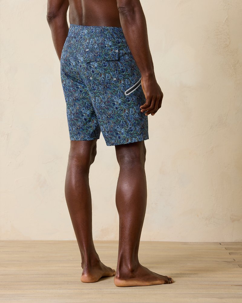 Tommy Bahama | Big & Tall Molokai Hidden Paradise Boardshorts / Deep Space