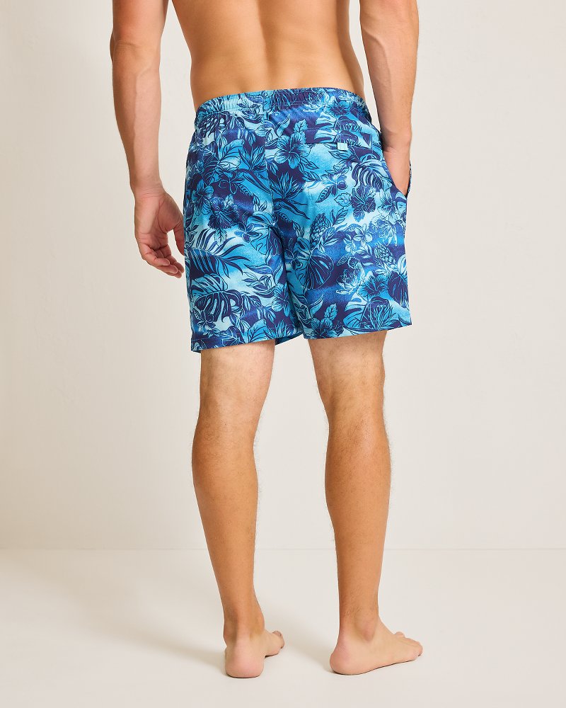 Tommy Bahama | Big & Tall Naples Ocean Escape Swim Trunks / Eclipse