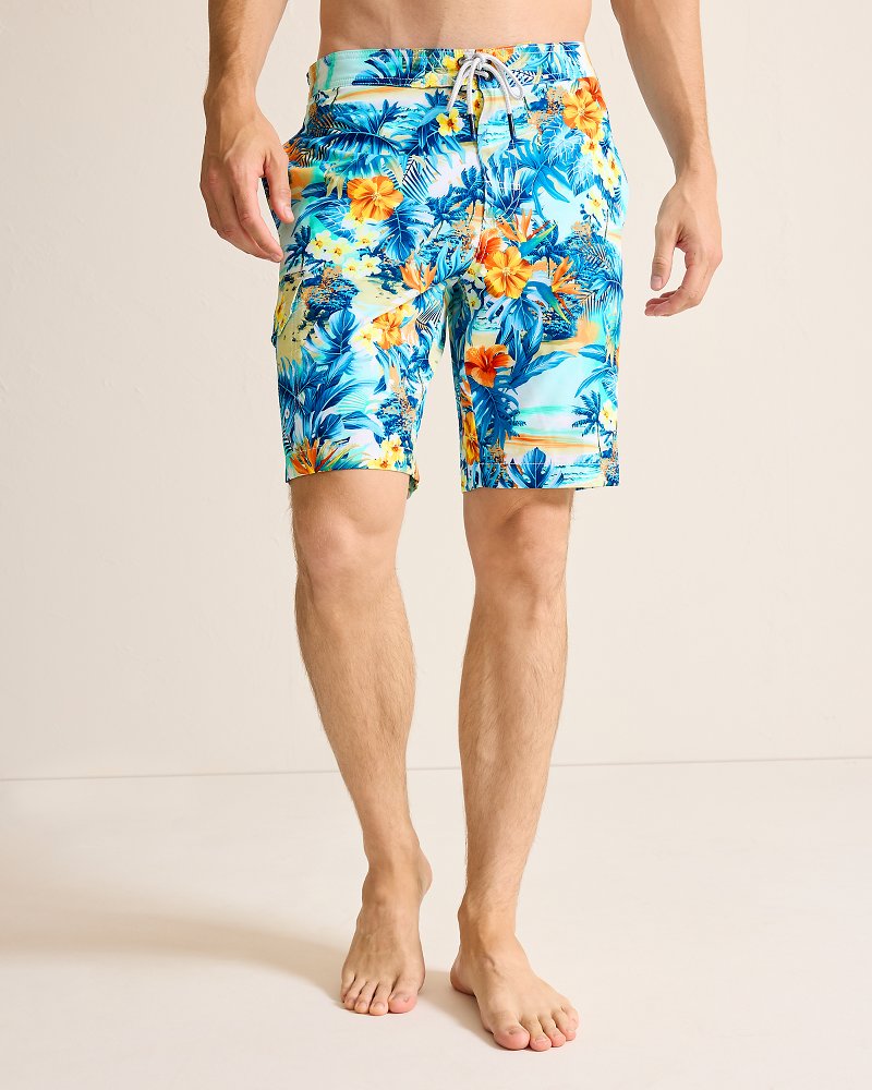 Tommy Bahama | Big & Tall Baja Surfside Sounds Boardshorts / Kohala Teal