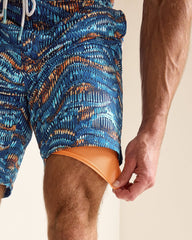 Tommy Bahama | Big & Tall Baja Monte Rio Geo Boardshorts / Kingdom Blue