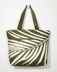 Tommy Bahama | Aloha Collection Shade Day Tripper Tote / Creme/Olive