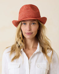 Tommy Bahama | Gigi Crochet Raffia Hat / Hibiscus