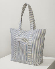 Tommy Bahama | Canvas Traveler Tote / Navy Stripe