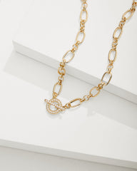 Tommy Bahama | Sanibel Island Crystal Link Necklace / Gold