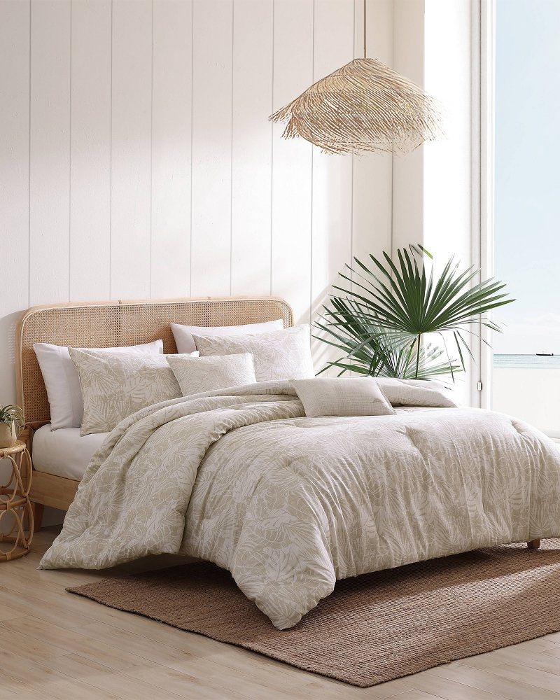 Tommy Bahama | Costa Blanca 5-Piece Full/Queen Comforter Set / Beige