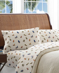Tommy Bahama | Beach Chairs Sheet Set, Queen / Multicolor