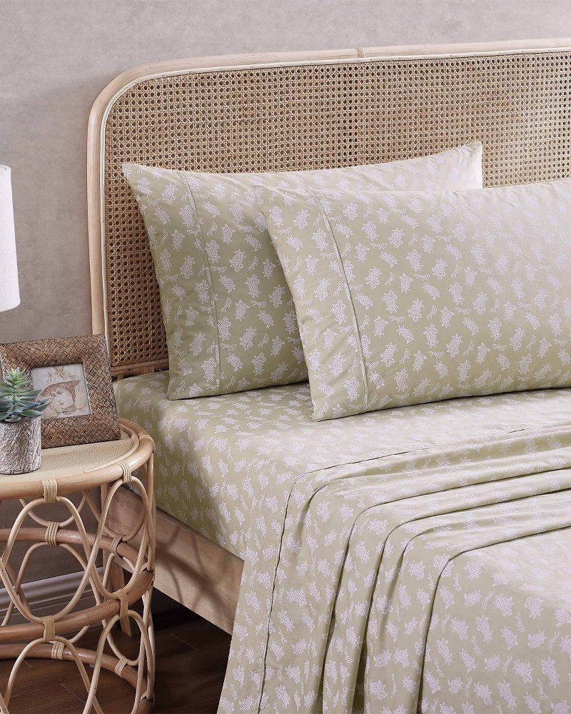 Tommy Bahama | Aloha Pineapple King Sheet Set / Sage Green