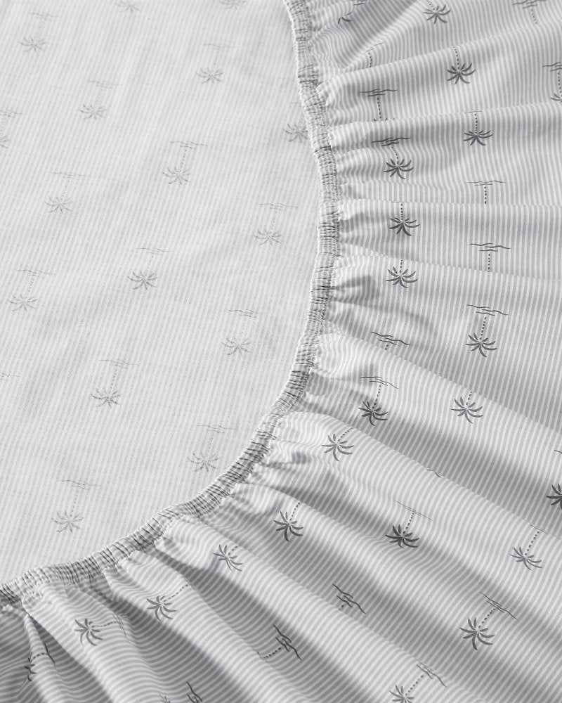 Tommy Bahama | Kew Palms 4-Piece King Sheet Set / Grey