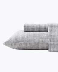 Tommy Bahama | Raffia Linen King Sheet Set / Grey