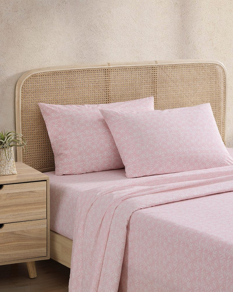 Tommy Bahama | Lovely Palms 4-Piece King Sheet Set / Pink