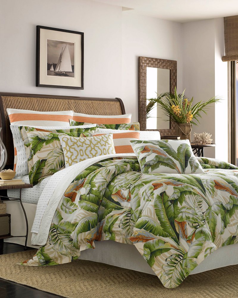 Tommy Bahama | Palmiers King Comforter Set / Green