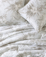 Tommy Bahama | Beachway Blooms 3-Piece King Comforter Set / Grey