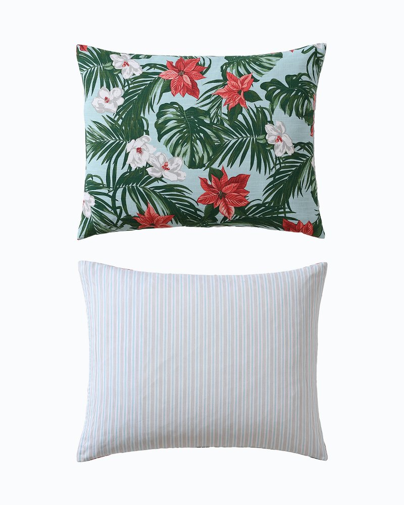 Tommy Bahama | Festive Palms Reversible Full/Queen 3-Piece Comforter Set / Multicolor