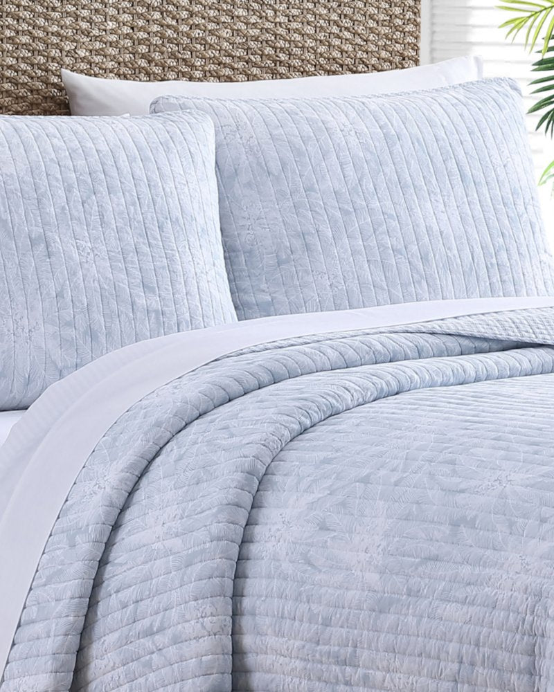 Tommy Bahama | Makena 3-Piece Full/Queen Quilt Set / Blue