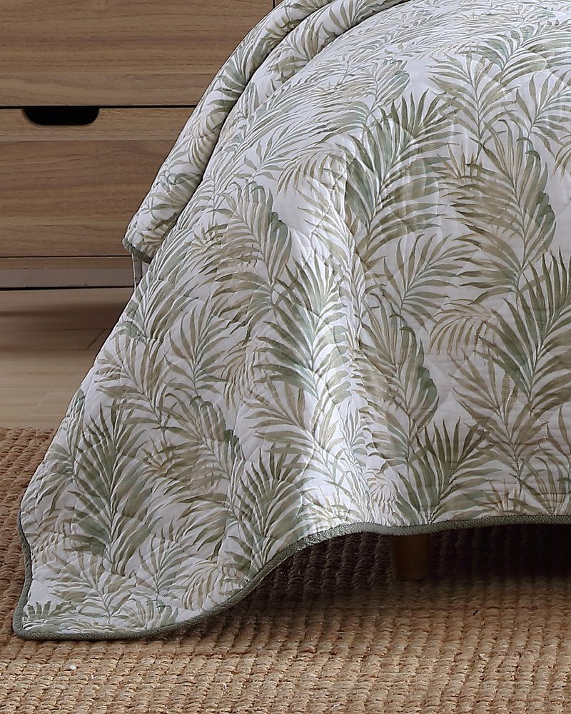 Tommy Bahama | Maui Palm 2-Piece Twin Quilt Set / Green