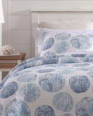 Tommy Bahama | Ocean Isle 2-Piece Twin Quilt Set / Blue