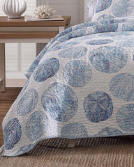Tommy Bahama | Ocean Isle 2-Piece Twin Quilt Set / Blue