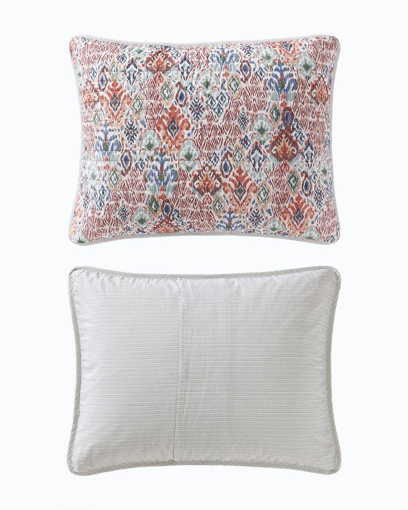 Tommy Bahama | Ikat Tropics Reversible 3-Piece Full/Queen Quilt Set / Multicolor