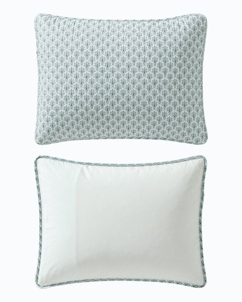 Tommy Bahama | Coastal Batik 3-Piece Full/Queen Quilt Set / Spring Green