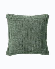 Tommy Bahama | Chain Basket Decorative Pillow / Green