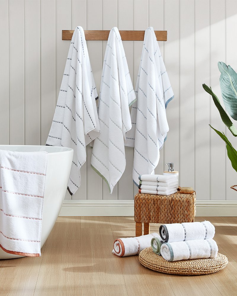 Tommy Bahama | Ridley Grey 3-Piece Towel Set / Grey