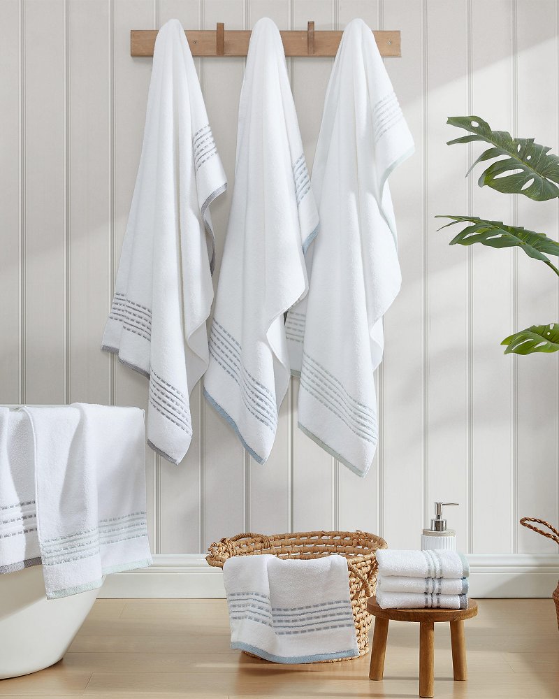 Tommy Bahama | Cliff Side Grey 3-Piece Towel Set / Grey