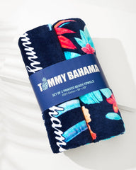 Tommy Bahama | Palms Grove & Blue Muse Beach Towels — Set of 2 / Multicolor