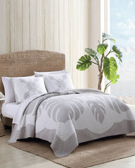 Tommy Bahama | Molokai Full/Queen Quilt / Grey