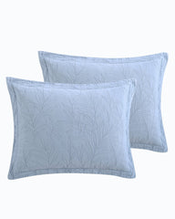 Tommy Bahama | Solid Costa Sera 2-Piece Standard Quilted Sham Set / Blue