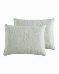 Tommy Bahama | Solid Costa Sera 2-Piece King Quilted Sham Set / Green