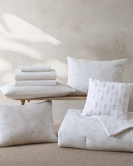 Tommy Bahama | Art Of Palms 8-Piece Queen Bed Set / Beige