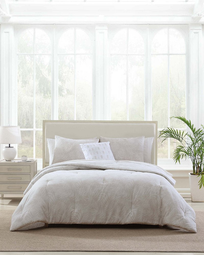 Tommy Bahama | Art Of Palms 8-Piece King Bed Set / Beige