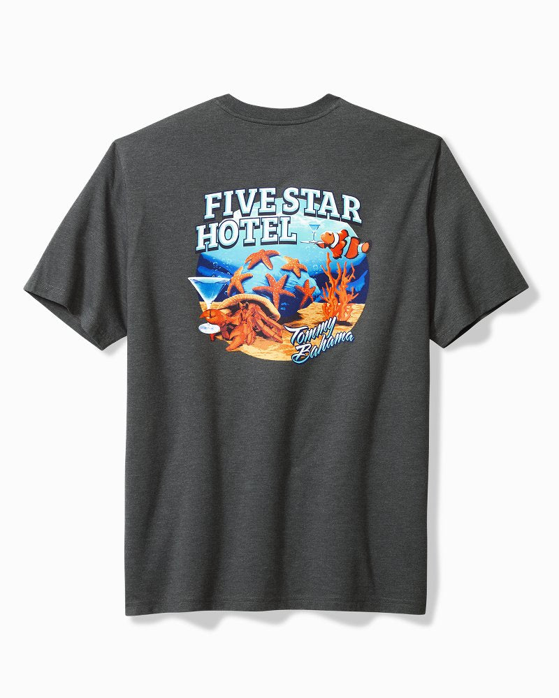 Tommy Bahama | Five Star Hotel Graphic T-Shirt / Coal Heather
