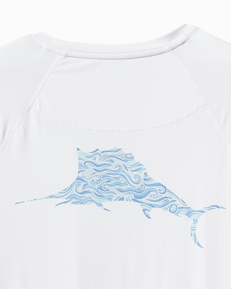 Tommy Bahama | Chill Time Surf IslandZone® Rash Guard / White