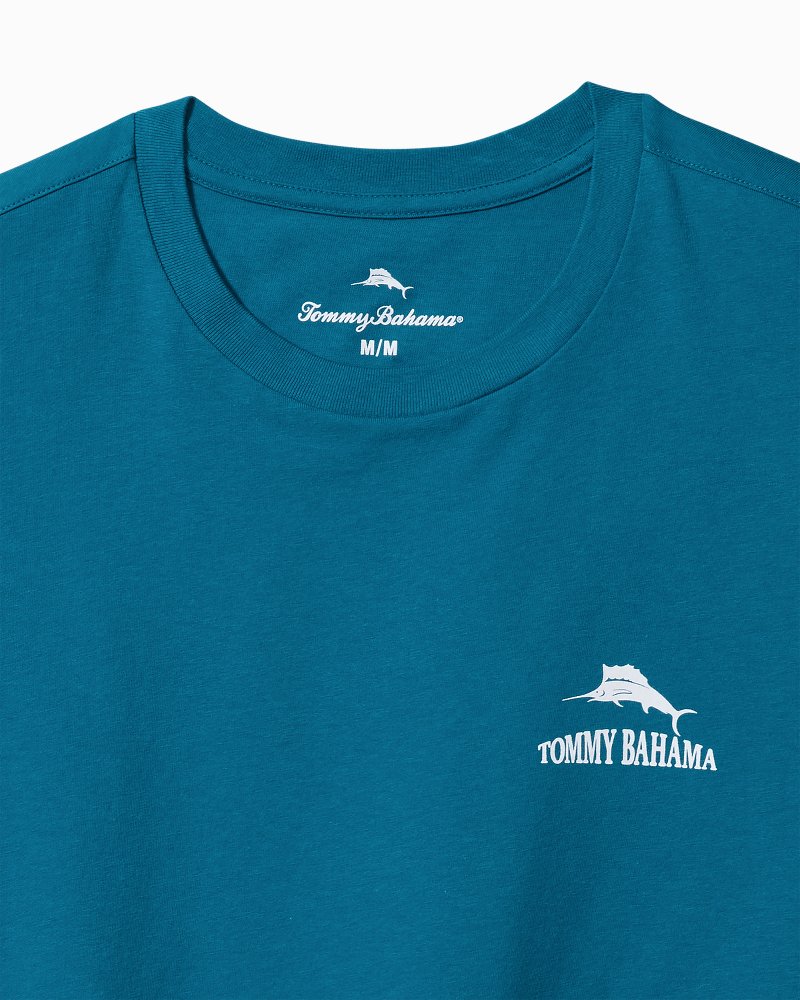 Tommy Bahama | Always Look at the Big Pitcher Graphic T-Shirt / Blue Allure