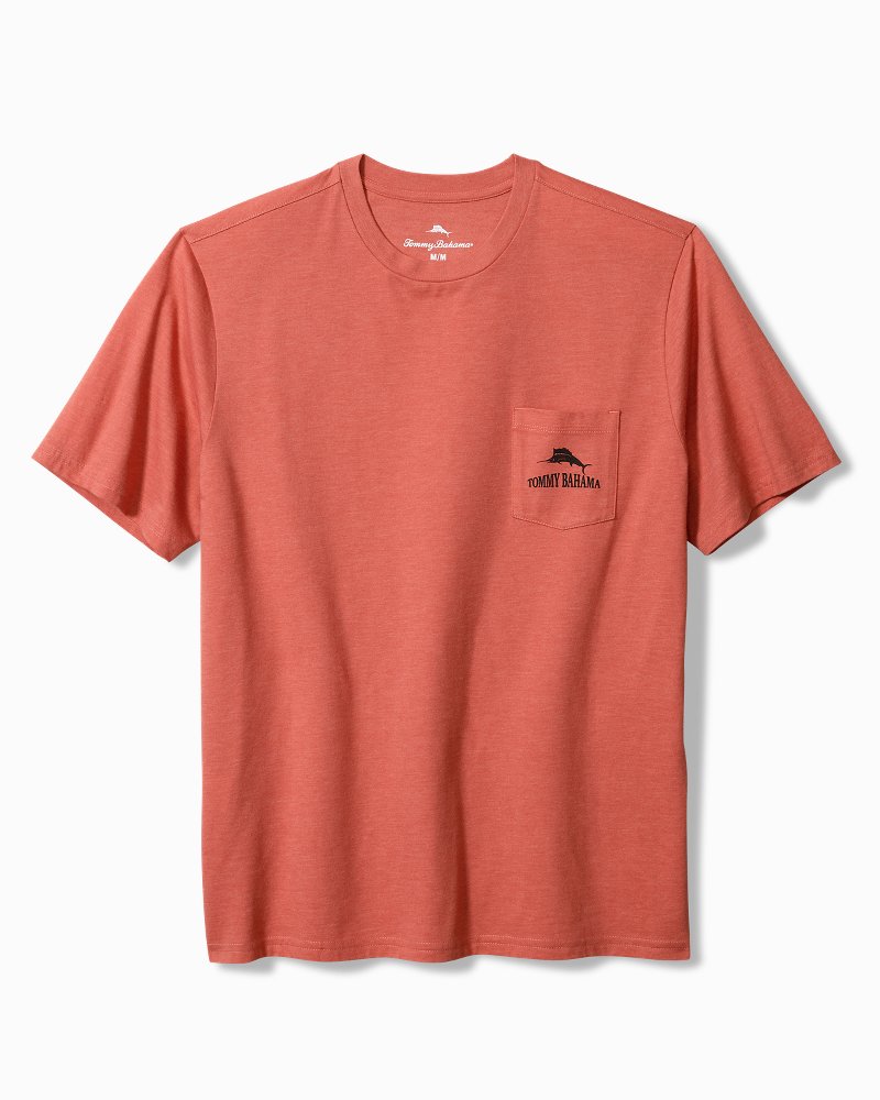 Tommy Bahama | Sandsquatch Pocket T-Shirt / Red Ginger Heather