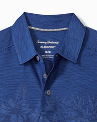 Tommy Bahama | Palm Coast Hibiscus Border IslandZone® Polo / Kingdom Blue