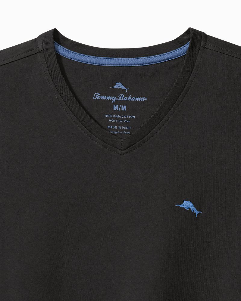 Tommy Bahama | Bali Skyline Long-Sleeve V-Neck T-Shirt / Black