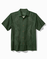 Tommy Bahama | Bali Border Silk Camp Shirt / Emerald