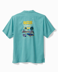 Tommy Bahama | Retro Lounge Silk Camp Shirt / Como Blue
