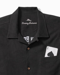 Tommy Bahama | Drinking Doubles Silk Camp Shirt / Black