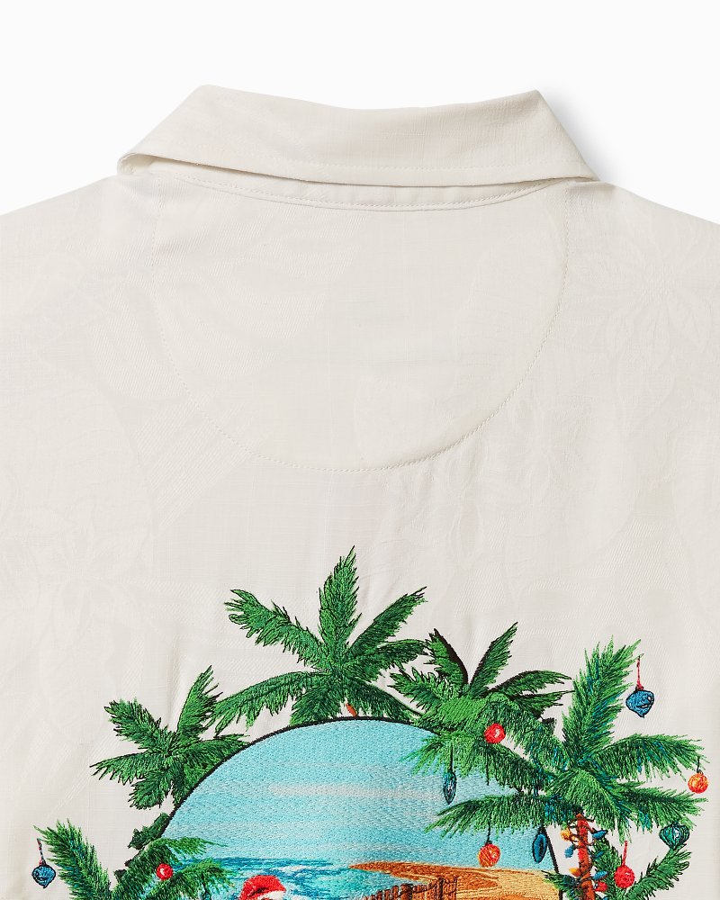 Tommy Bahama | Surf the Yule Tide Silk Camp Shirt / Continental