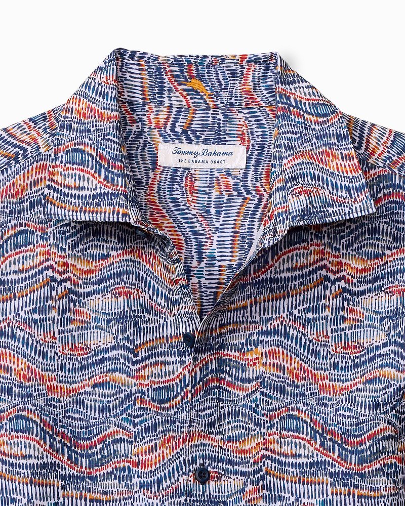 Tommy Bahama | Bahama Coast Monte Rio Geo IslandZone® Shirt / Summer Grey