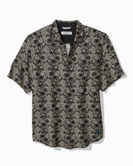 Tommy Bahama | Veracruz Cay Palm Cascade Short-Sleeve Shirt / Black